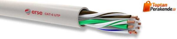 Erse CAT 6 U/UTP LSZH 4X2X23 AWG RAL 7001 GRİ